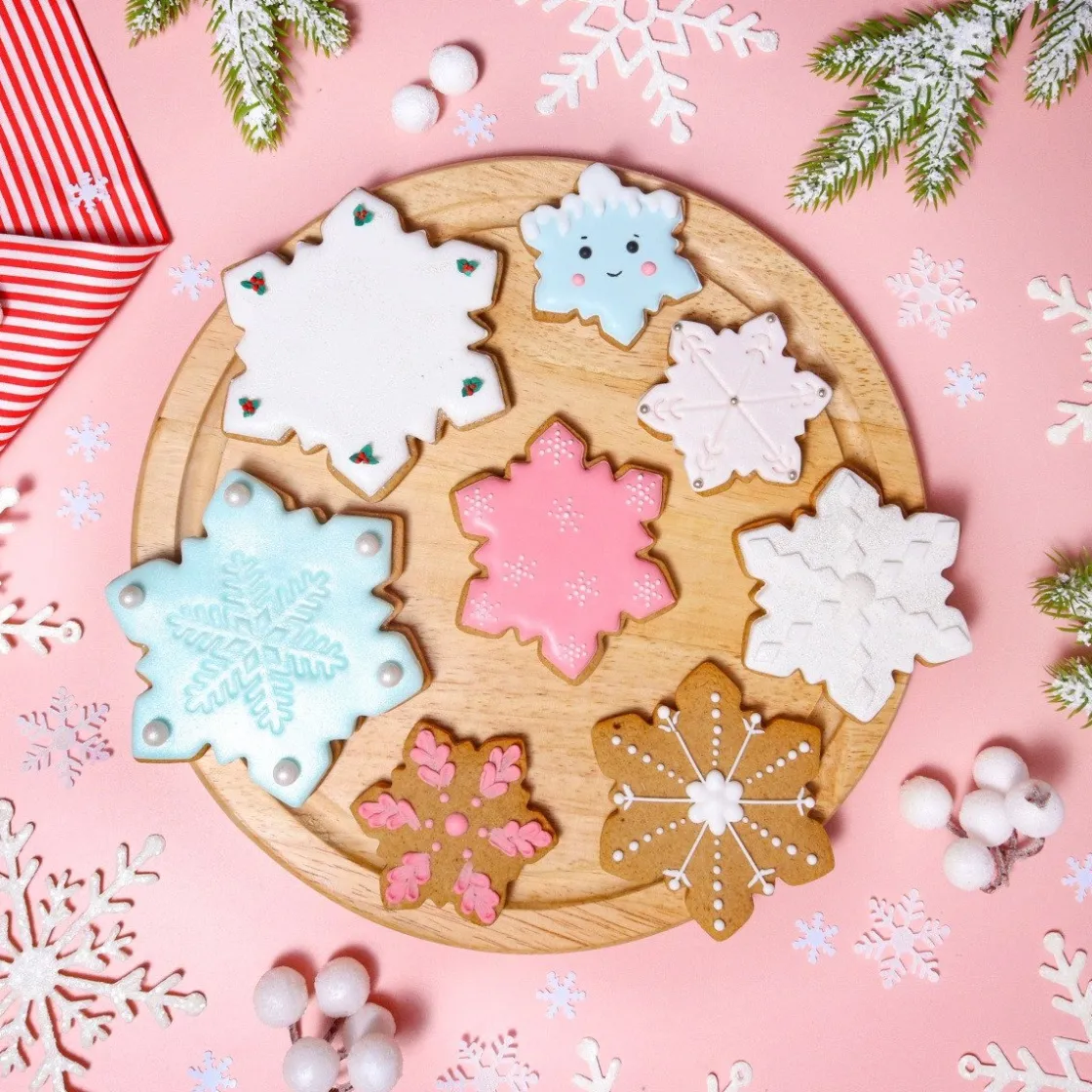 PME Koekjes Uitstekers Sneeuwvlokken Set/3* Figuur Stekers