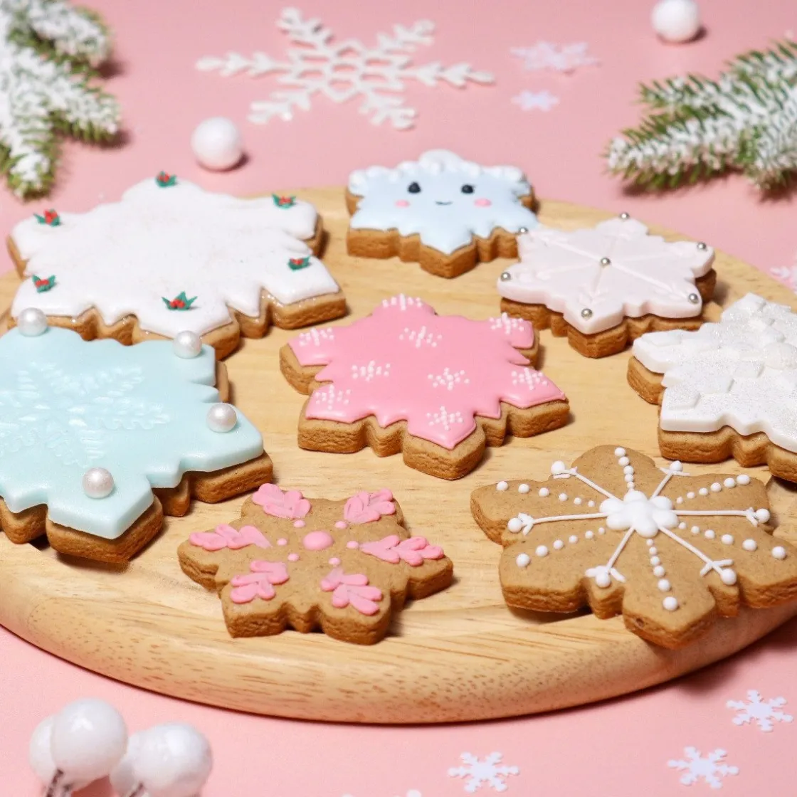 PME Koekjes Uitstekers Sneeuwvlokken Set/3* Figuur Stekers