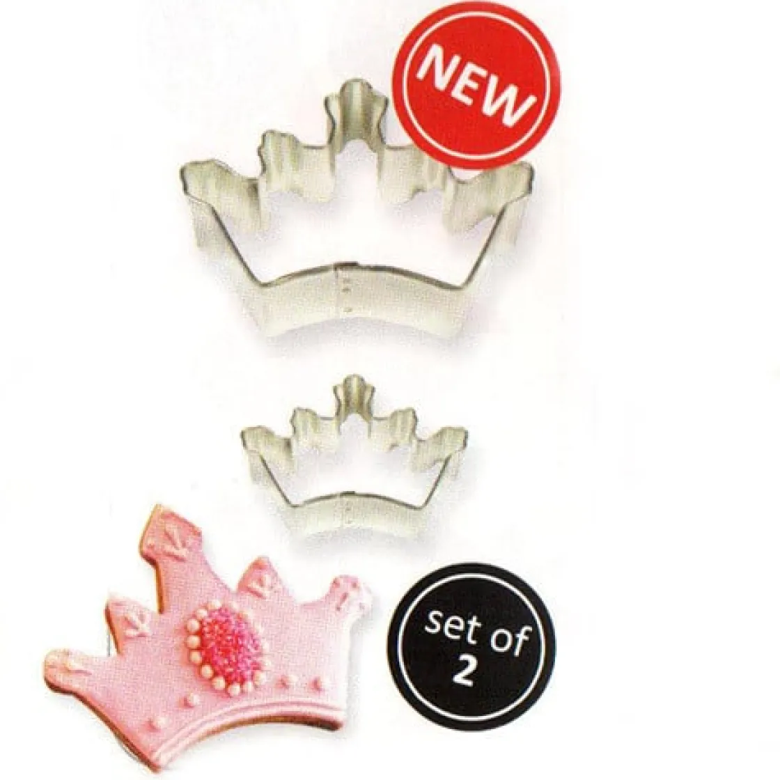PME Koekjes uitstekerset Kroon set/2* Figuur Stekers