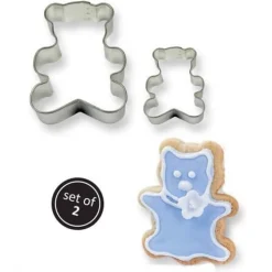 PME Koekjes uitstekerset Teddybeer set/2* Figuur Stekers