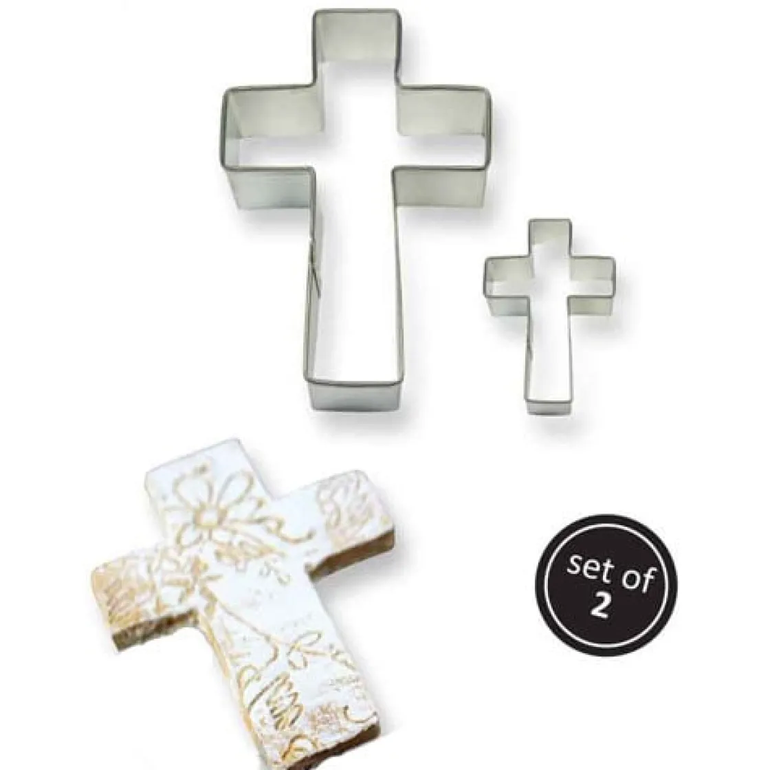 PME Koekjes uitstekerset Kruis set/2* Figuur Stekers
