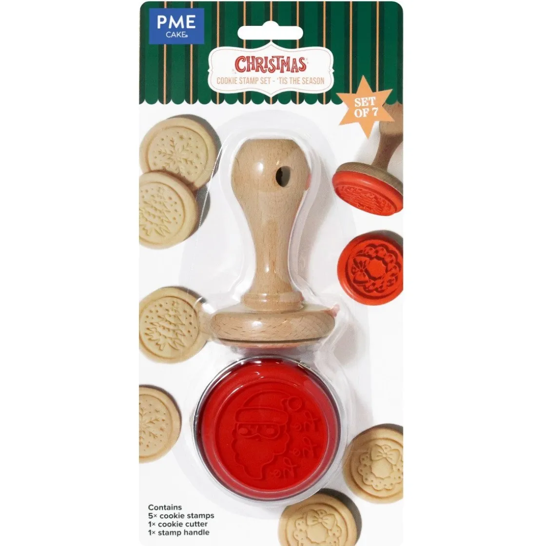PME Koekjesstempel Kerst Set/5* Figuur Stekers