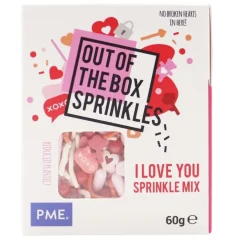 PME Liefde Sprinkle Mix (Out of the Box) 60g* Eetbare Strooisels