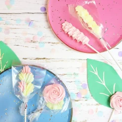 PME Lollipop zakjes met zilveren strikjes 15x9,5cm 25st.* Zakken