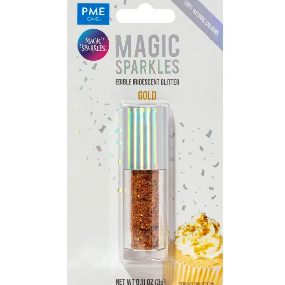 PME Magic Sparkles Gold 3g* Eetbare Strooisels