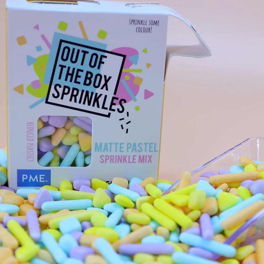 PME Mat en Pastel Sprinkle Mix (Out of the Box) 60g* Eetbare Strooisels