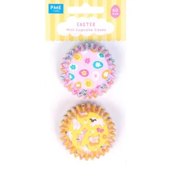 PME Mini Cupcake Vormpjes Pasen Ø33mm 60st.* Bakvormen Papier