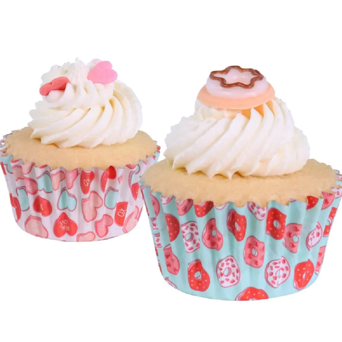 PME Mini Cupcake Vormpjes Pretty Sweet Ø33mm 60st.* Bakvormen Papier