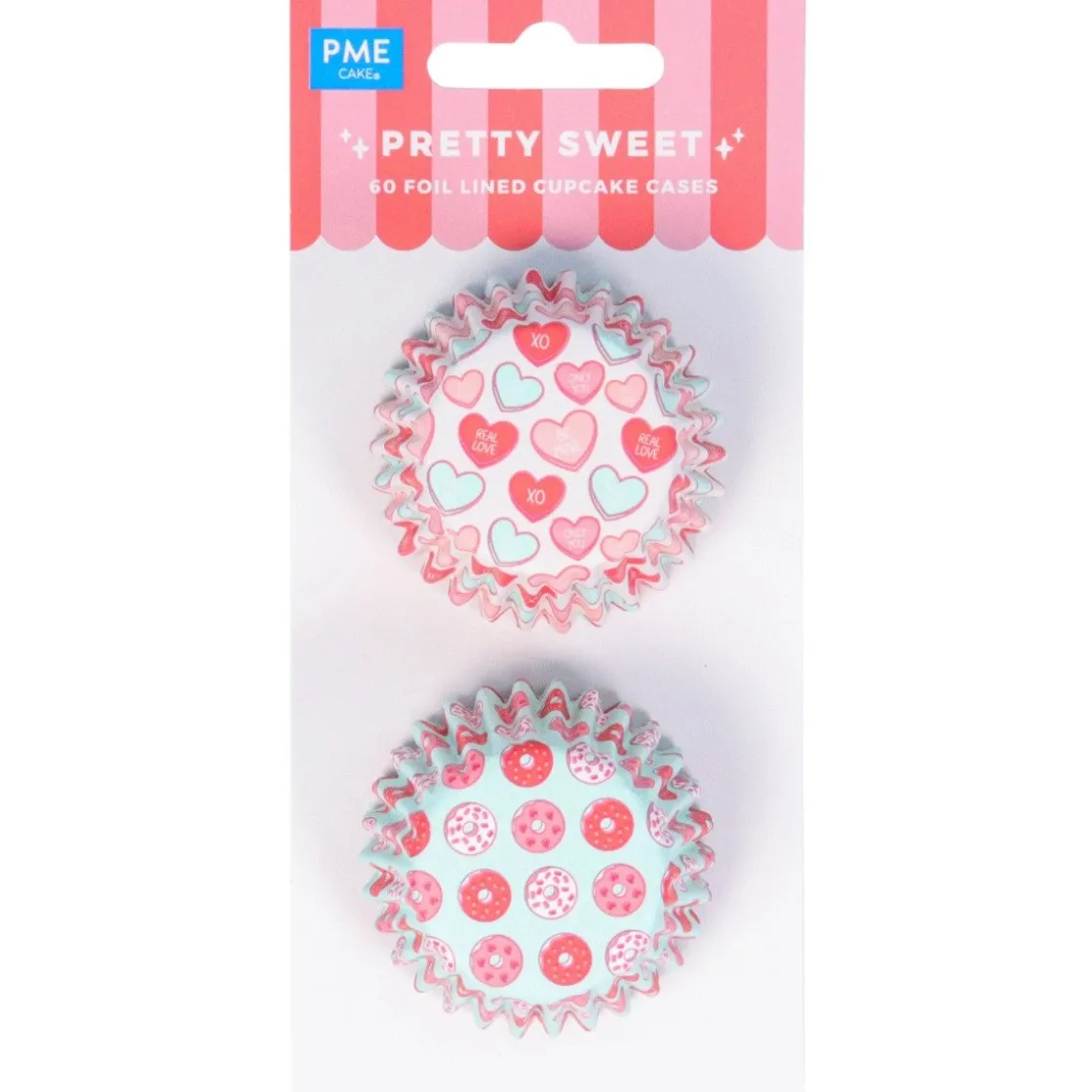 PME Mini Cupcake Vormpjes Pretty Sweet Ø33mm 60st.* Bakvormen Papier