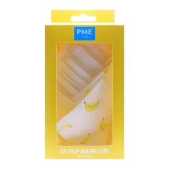 PME Muffin Cups Banaan 24st* Bakvormen Papier