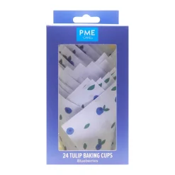 PME Muffin Cups Blauwe Bessen 24st* Bakvormen Papier