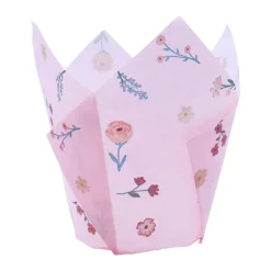 PME Muffin Cups Bloemen 24st* Bakvormen Papier