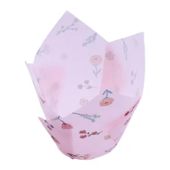 PME Muffin Cups Bloemen 24st* Bakvormen Papier