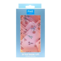 PME Muffin Cups Bloemen 24st* Bakvormen Papier