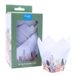 PME Muffin Cups Bloemenboeket 24st* Bakvormen Papier