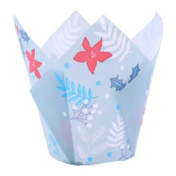 PME Muffin Cups Feestelijke Bloemen 24st* Bakvormen Papier