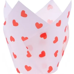 PME Muffin Cups Hartjes 24st.* Bakvormen Papier