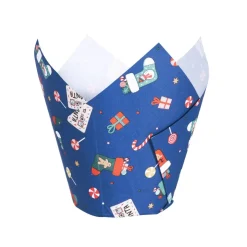 PME Muffin Cups Kerstman 24st* Bakvormen Papier