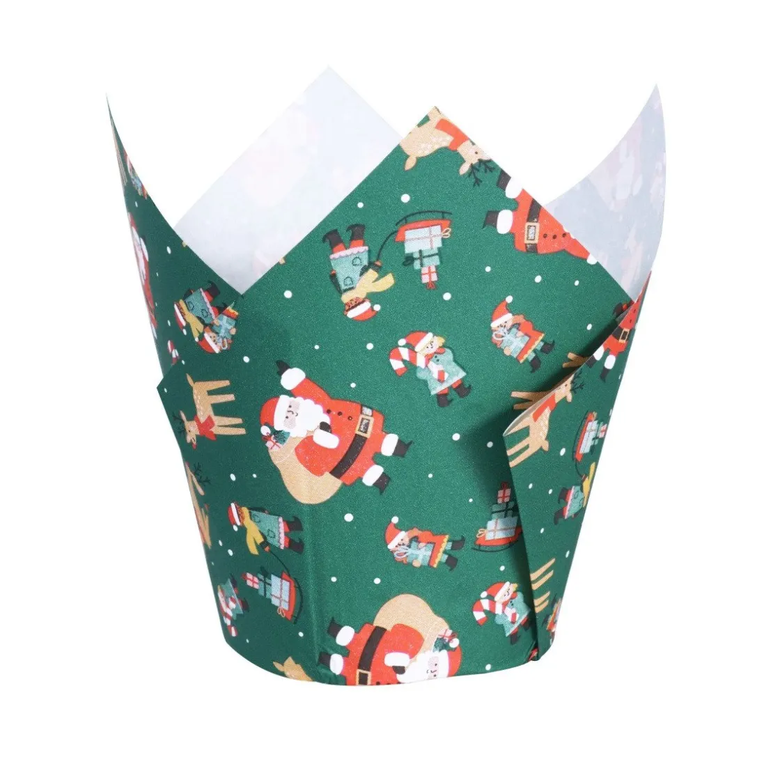 PME Muffin Cups Kerstman 24st* Bakvormen Papier