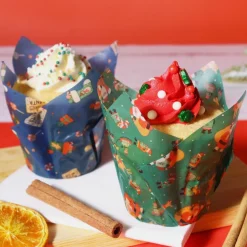 PME Muffin Cups Kerstman 24st* Bakvormen Papier