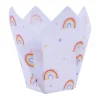 PME Muffin Cups Regenboog 24st* Bakvormen Papier