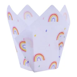 PME Muffin Cups Regenboog 24st* Bakvormen Papier