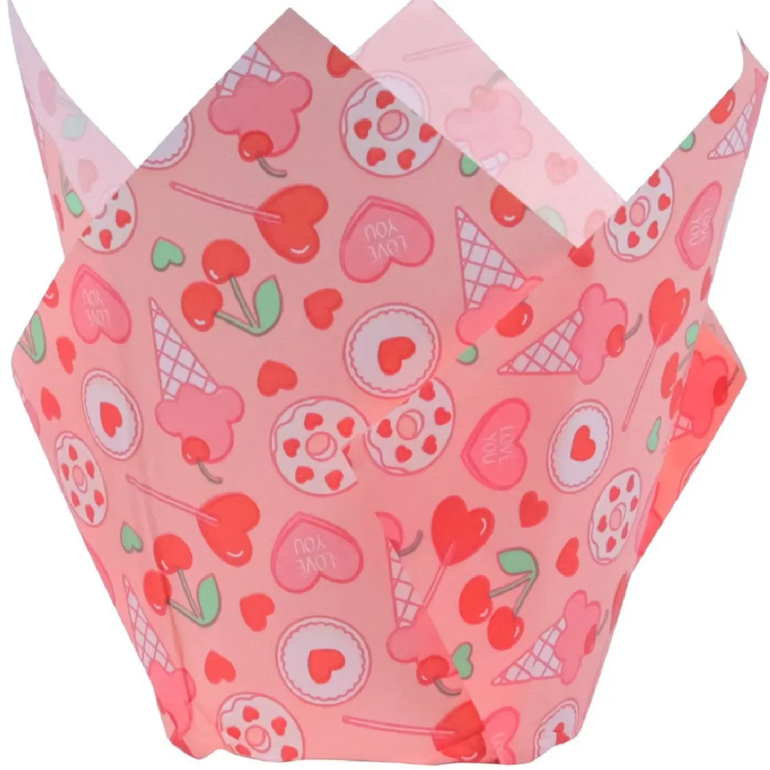 PME Muffin Cups Zoete Liefde 24st.* Bakvormen Papier