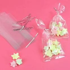 PME Party Zakjes incl. Zilveren Strik 25st. 229x102mm* Zakken