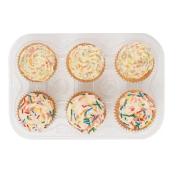 PME Plastic Cupcakehouders (6) Set/3* Cupcake Doosjes