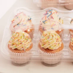 PME Plastic Cupcakehouders (6) Set/3* Cupcake Doosjes