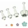 PME Plunger Cutter Bloemen set/4* Bloem En Blad Stekers