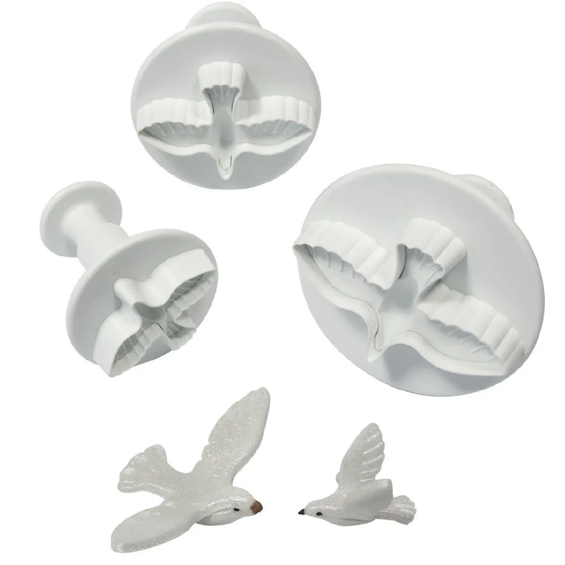 PME Plunger Cutter Duiven Set/3* Figuur Stekers