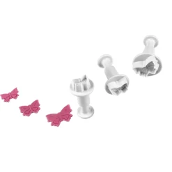 PME Plunger Cutter Mini Vlinder set/3* Figuur Stekers