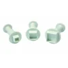 PME Plunger Cutter Vierkant set/3* Figuur Stekers