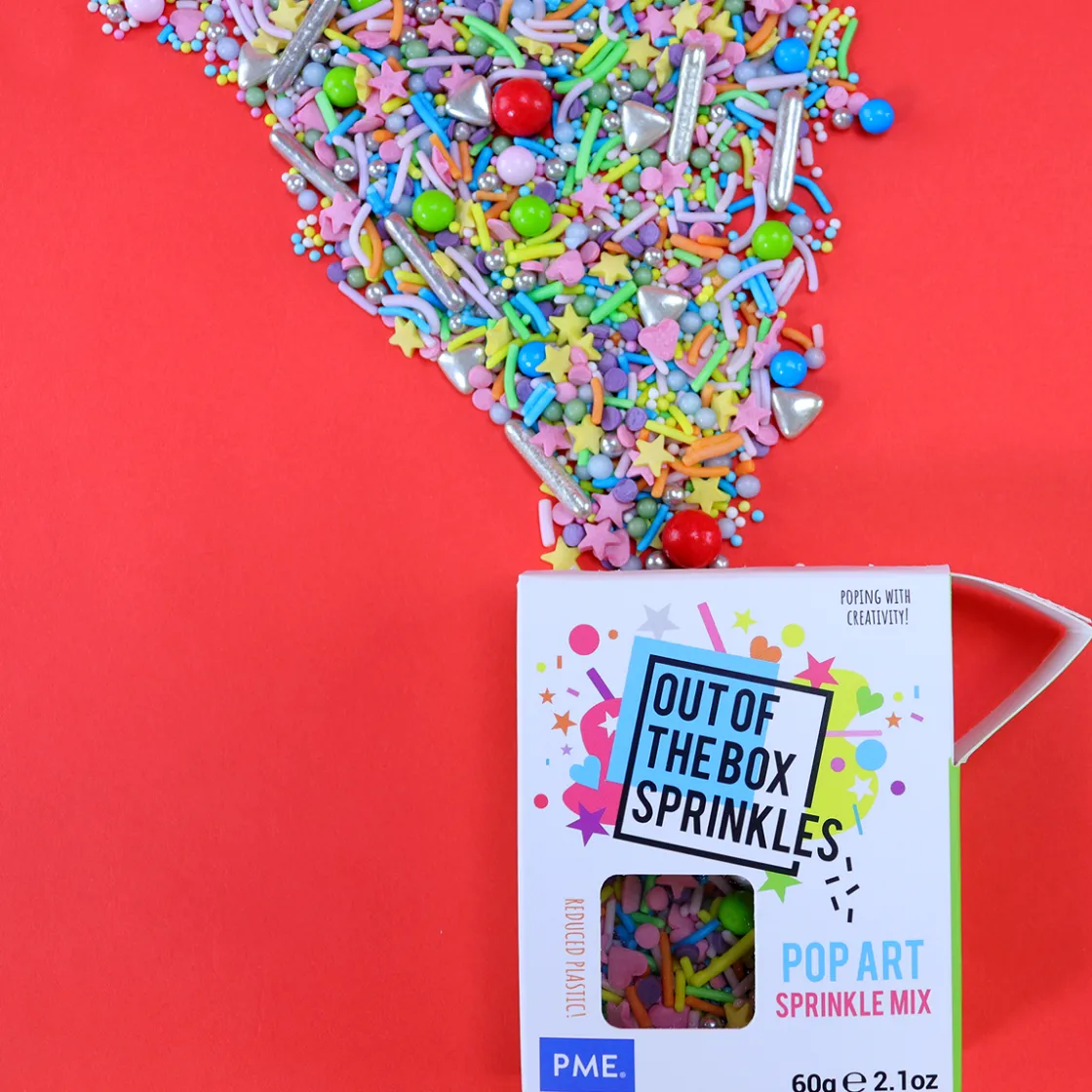 PME Pop Art Sprinkle Mix (Out of the Box) 60g* Eetbare Strooisels