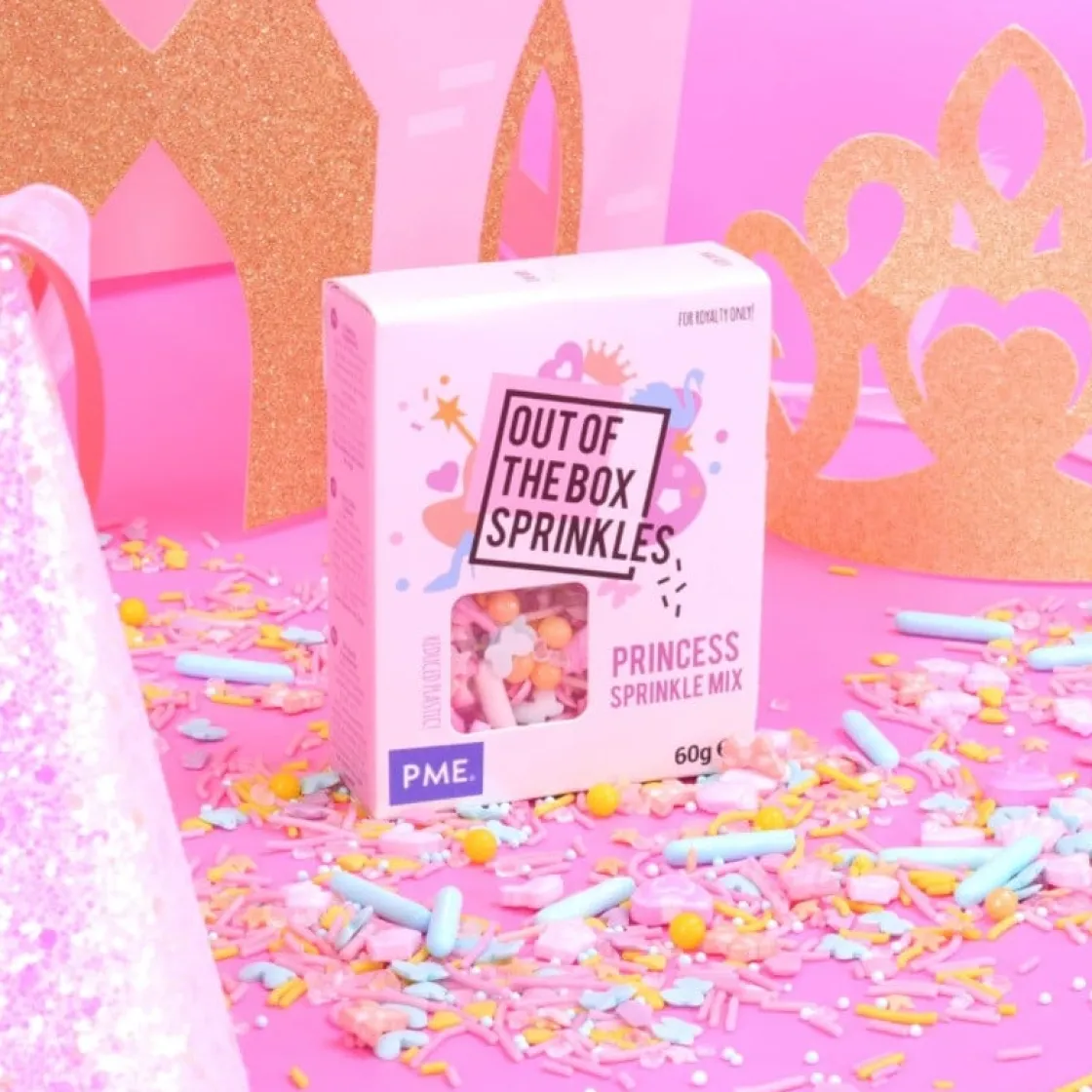 PME Prinses Sprinkle Mix (Out of the Box) 60g* Eetbare Strooisels