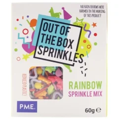 PME Regenboog Sprinkle Mix (Out of the Box) 60g* Eetbare Strooisels