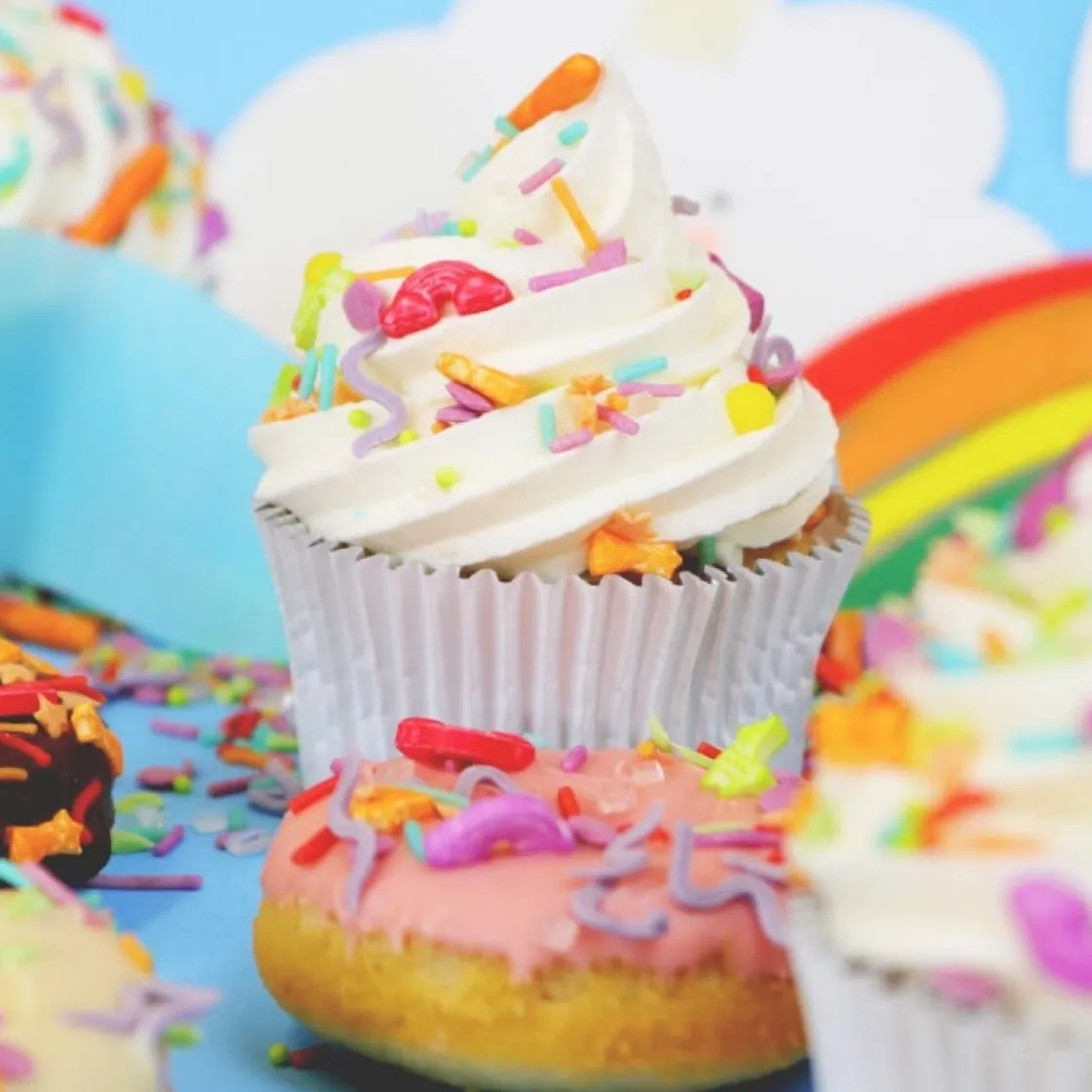 PME Regenboog Sprinkle Mix (Out of the Box) 60g* Eetbare Strooisels