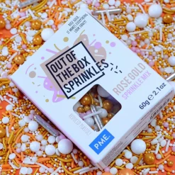 PME Rose en Gouden Sprinkle Mix (Out of the Box) 60g* Eetbare Strooisels