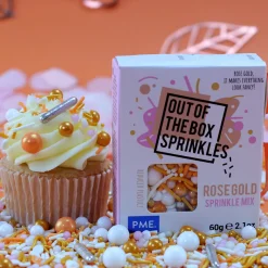 PME Rose en Gouden Sprinkle Mix (Out of the Box) 60g* Eetbare Strooisels