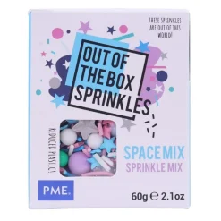 PME Ruimte Sprinkle Mix (Out of the Box) 60g* Eetbare Strooisels