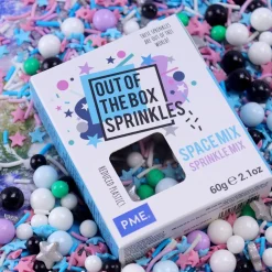 PME Ruimte Sprinkle Mix (Out of the Box) 60g* Eetbare Strooisels