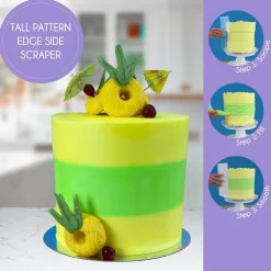 PME Schraper Acryl (Hoogte 20 & 25cm)*** Garneerkrabbers|Krabbers En Deegstekers