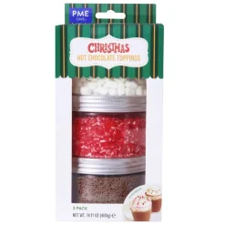PME Sprinkle Mix Hot Chocolate Set/3* Eetbare Strooisels
