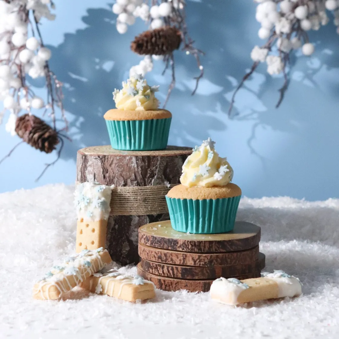 PME Sprinkle Mix Sneeuwvlokjes 60g* Eetbare Strooisels