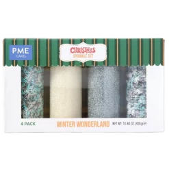 PME Sprinkle Mix Winter Wonderland Set/4* Eetbare Strooisels