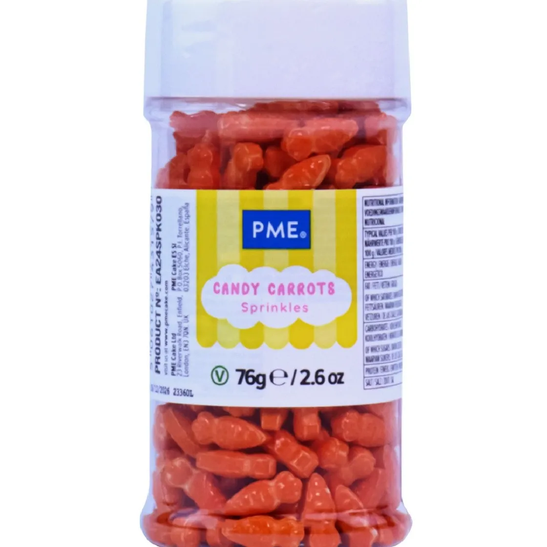 PME Sprinkle Mix Wortel 60g* Eetbare Strooisels