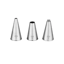 PME Spuitmondjes Bolletjes & Schelpen Set/3* Spuitmondjes