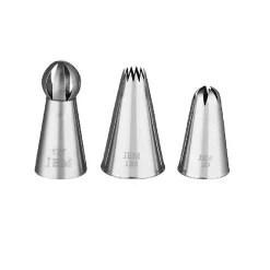 PME Spuitmondjes Medium Cupcakes Set/3* Spuitmondjes