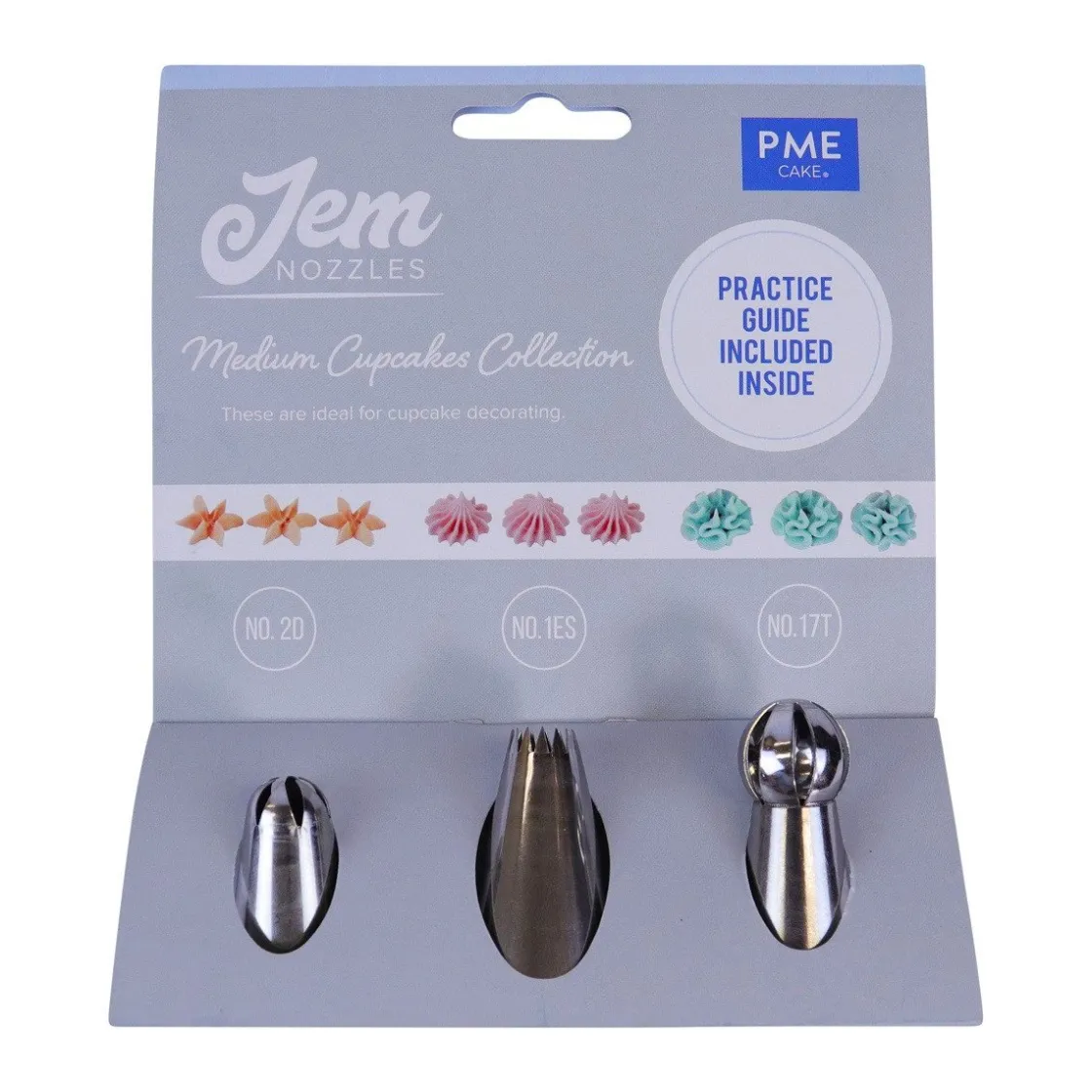 PME Spuitmondjes Medium Cupcakes Set/3* Spuitmondjes